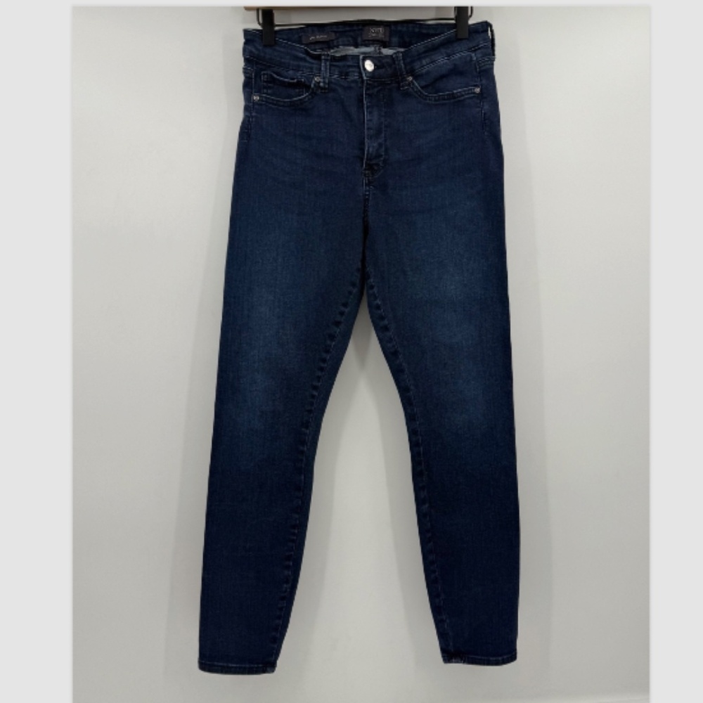 NYDJ Jeans Women 8 Blue Ami Skinny Stretch Mid Rise Dark Wash Denim Lift Tuck